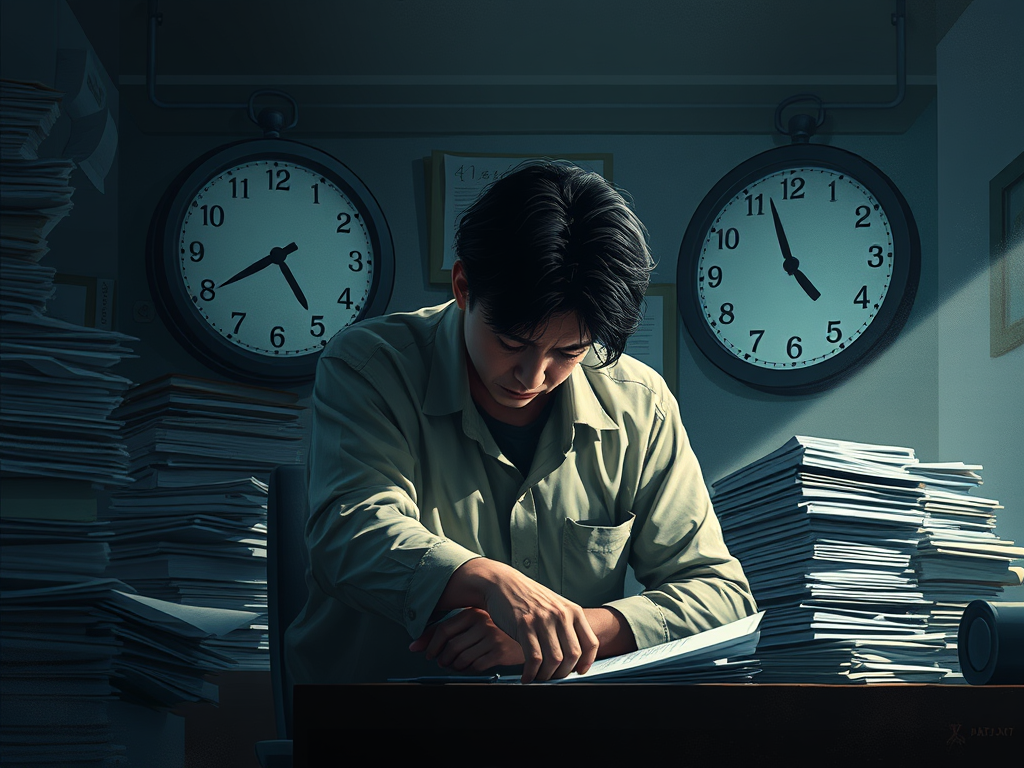 Karōshi—Death from Overwork.